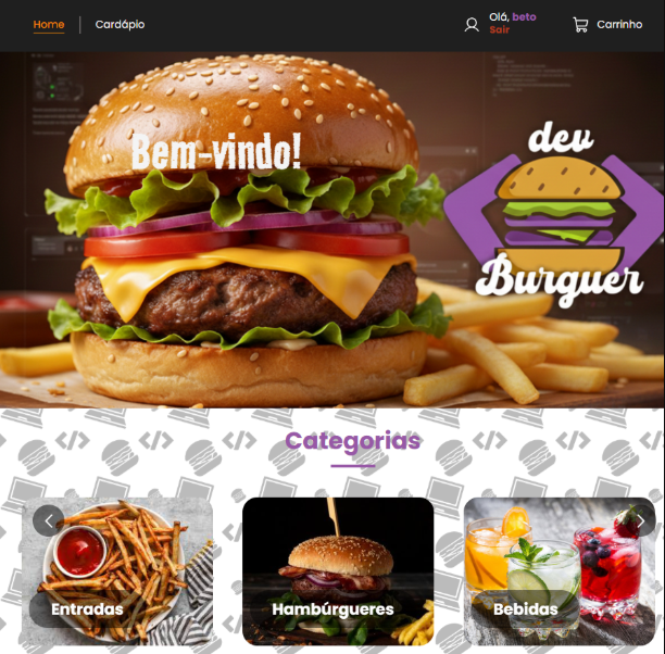 DevBurger Interface